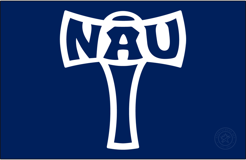 Northern Arizona Lumberjacks 1968-1987 Alt on Dark Logo diy DTF decal sticker